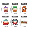 Wholesale Custom South Park Hat Pin Cartoon Badge Anime Lapel Pin Custom Soft Hard Enamel Pin