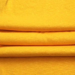 wholesale eco-friendly organic bamboo cotton single jersey fabric for shirt