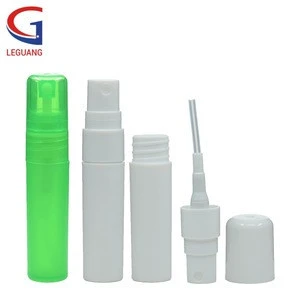 Wholesale empty perfume 10ml 15ml 20ml 30ml plastic pump bottle with colorful sprayer