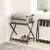 Import Wholesale Folding Luggage Rack Suitcase Stand with Fabric Storage Shelf Double Tiers Metal Luggage Holder  for Guest Room from China