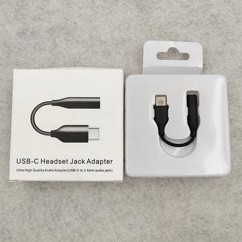 wholesale Hot Selling Usb-C Headset Jack Adapter For Samsung Huawei Type C To 3.5mm Audio Jack Adapter