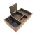 Import Wholesale Luxury PU faux Leather Desk Mens Organizer custom office Storage Holders mobile phone multifunction drawer tray from China