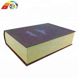 wholesale magnetic closure antique look book box storage gift box