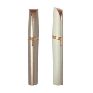 Wholesale New Arrival TV Product Pen Shape Painless Mini White Eyebrow Epilator With High Quality