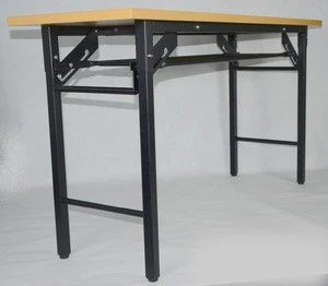 Wholesale new design wooden folding restaurant furniture cheap modern banquet table