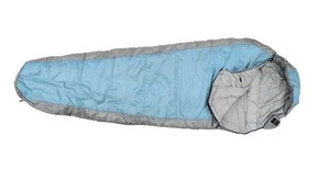 Wholesale Outdoor Winter Hiking Traveling Waterproof Organic Cotton Envelope Double Layer Sleeping Bag Mummy With Drawstring