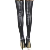 Wholesale Private Label Sexy Black Leather Stockings