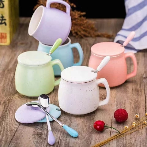 Wholesale reusable tea milk ceramic mug custom logo Porcelain cappuccino coffee mug ceramic mugs