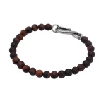 Wholesale simple natural stone tiger eye beaded bracelet