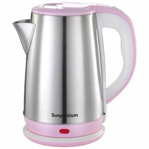 wholesale stainless steel big litre portable electric hot water kettle