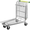 Wholesale Supermarket  Hand  Folding  2-tier  Shopping Trolley  Cart