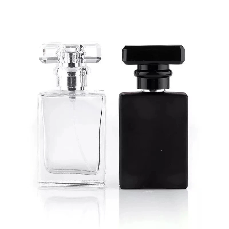 wholesales empty  perfume bottles 30 ml 50ml glass refillable perfume spray bottle