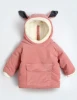 Winter Fall Warm Pure Cotton Thick Cute Baby Infant Toddler Hooded Outwear Coat