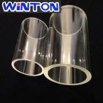 Winton Large Diameter Borosilicate Pyrex Glass Tube Pipes