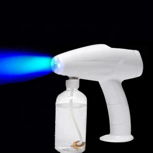 Wireless Disinfectants Cordless Sanitizer Liquid Fog Machine Spray Gun With LED Screen