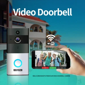 Wireless WiFi Video Doorbell Camera IP Ring Door bell Two Way Audio APP Control iOS Android Battery Powered