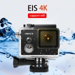 with imx117 sensor ultra-hd wireless wifi 4K 24fps 16MP 2 inch LCD action sport camera be unique support External microphone
