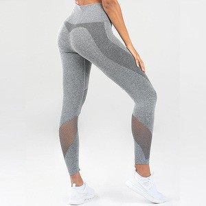 Women High Waist Seamless Yoga Leggings Activewear Workout Pants Full Length Custom Fitness Leggings