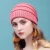 Import Women style winter fashion design acrylic multifunction skully girls winter hat warm knitted hat plain beanie hat from China