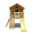 Import wooden kids playhouse with slide from China