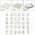 Import Wooden Letters,Wooden Craft Letters with Storage Tray Set,Wooden Alphabet Letters for DIY Wedding Birthday Display Home Decor from China