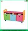 Wooden Storage Cabinet With Wheels XCY08-08