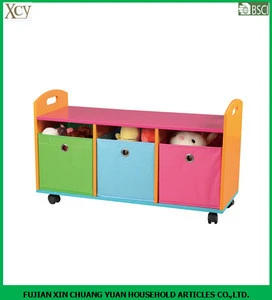 Wooden Storage Cabinet With Wheels XCY08-08