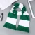 Import World cup cheap acrylic custom logo knitted men football team fan scarf from China