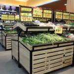 X&D rack wooden fruit vegetable display rack Wood fruit stand