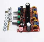 XH-M139 2.1 channel digital power amplifier board 12V-24V wide voltage TPA3116D2 2*50W+100W