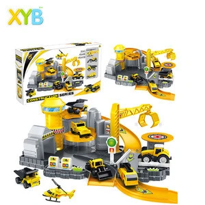XYB Funny Education Kids Toys Rail Cars Pass Adventure Track Level Game Toy