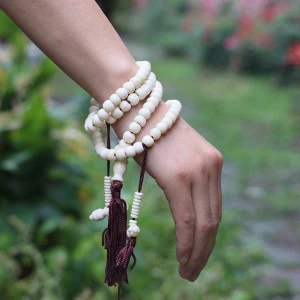 Yak Bone Buddhist Bracelet-108 beads string bracelet
