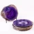 Import Yase China agate slices wholesale home decoration crafts agate slices with gold/sliver edge semi-precious agate slices crafts from China