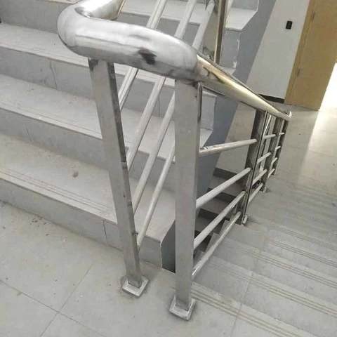 YDX galvanized steel handrail post design gold color stair handrail galvanized steel handrail ISO 9001 Factory