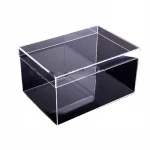 YLY  Acrylic Shoe Storage Box Drawer Case Shoe Boxes Storage Organizer Stackable Box