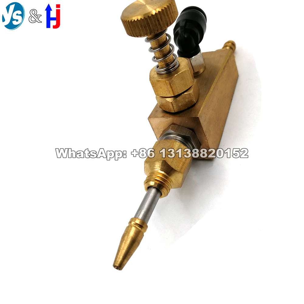 YS  Brass Air Atomizing Nozzle, Full Cone Fogging Round Spray Nozzle, Fine Misting Brass Sprayer Nozzle