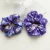 Import Yucat 2022 Wholesale Women Fabric Elastic Band Scrunchies Accessories Custom Print Purple Satin Hair Scrunchies from China