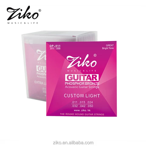 ZIKO Acoustic guitar strings musical instruments Accessories PHOSPHOR BRONZE Strings guitar parts wholesale