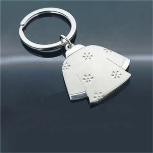 zinc alloy chinese costume business gifts silver plated car keychain ring