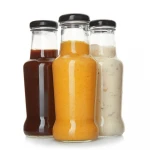 Outdoor Sauce Bottle Packaging Hot Sauce Container Large Capacity 7oz Woozy Bottles With Screw Top