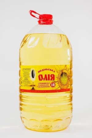 Sunflower oil Refined TM “Podilska” 9.2 liters (REFINED)