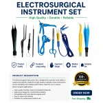 Electrosurgical instruments kit