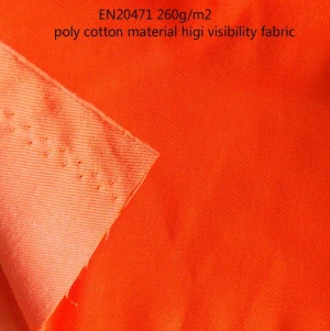 Poly Cotton High Visibility Fabric