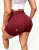Import Women High Waist Biker Shorts with Back Button Cargo Pockets Soft Stretch Tummy Control Fitness Workout Sports Shorts from China