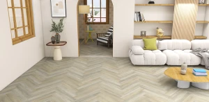 SPC Click Herringbone Flooring Interlocking Floor Tiles For Sale