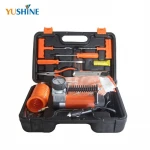 12V Car Tire Inflator Repair Kit Tire Inflator with Tool Kit Air Compressor