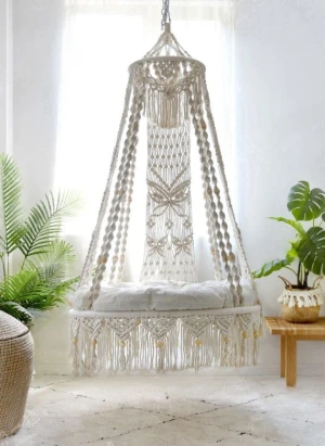 Macrame Hammock Swing Chair