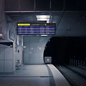 LCD Passenger Information System (PIS) on the platform, EWS-6032A