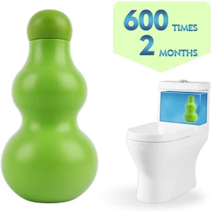 Pure-Eco Automatic Toilet Bowl Cleaner New Generation-600 Times Flushes (Green, 2-Pack)