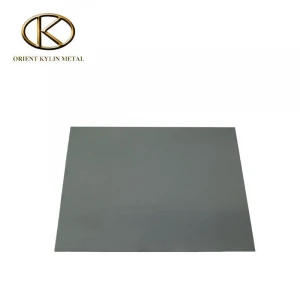 Customized 99.95% Mo Sheet Pure Molybdenum Sheet for Electric Light Source Parts
